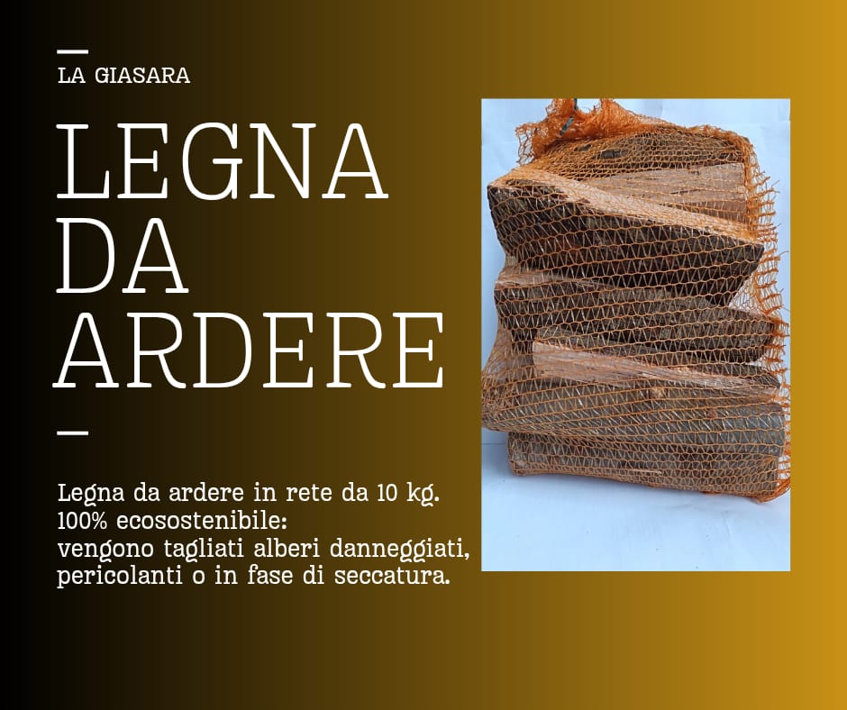 Legna da Ardere Pregiata 100% Italiana | 2 Reti da 10 kg (Totale 20 kg) Salvaspazio - immagine 3