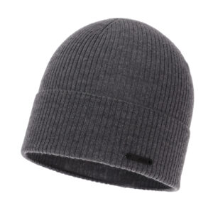 Berretto autunno/primavera uomo, grigio, 100% Lana Merino