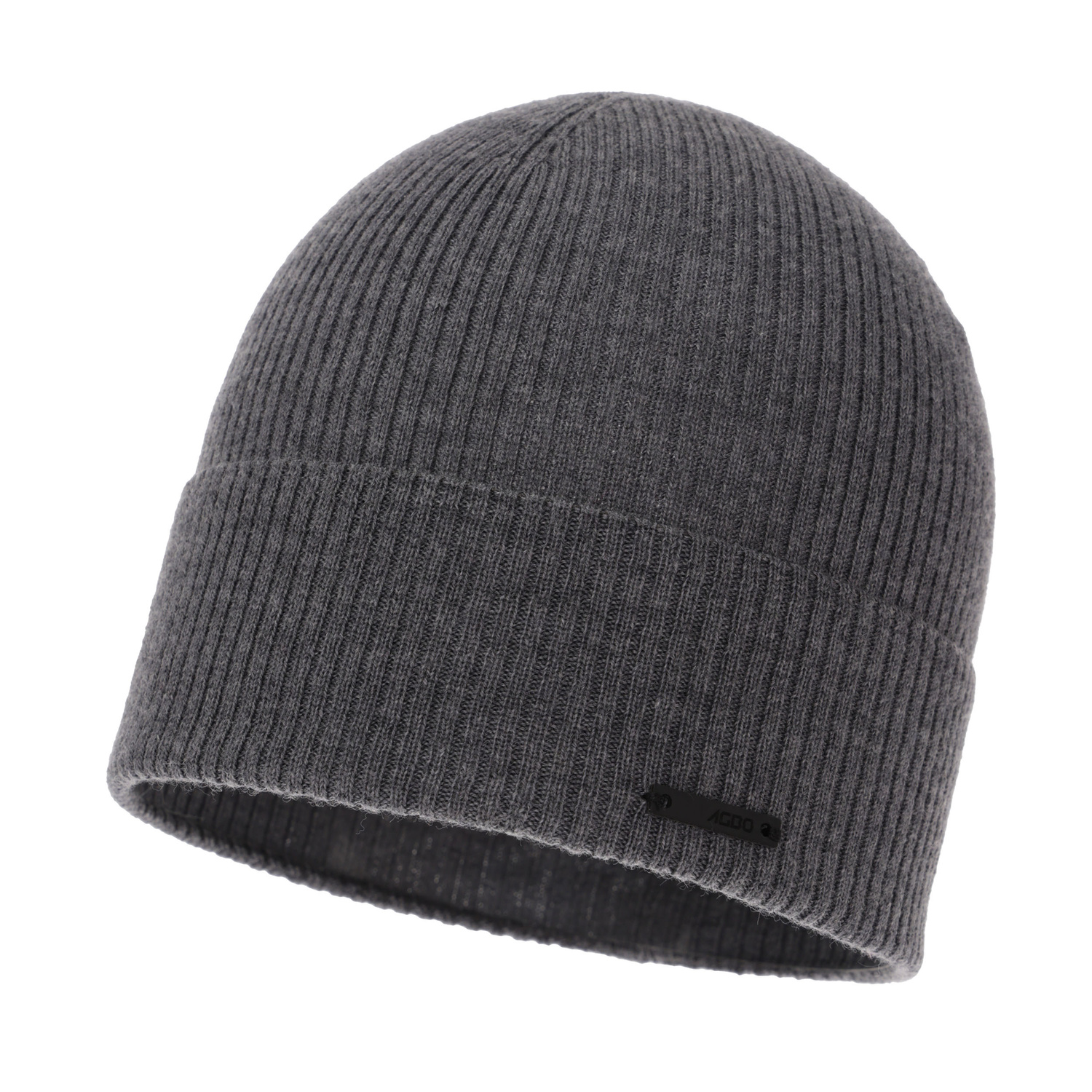 Berretto autunno/primavera uomo, grigio, 100% Lana Merino