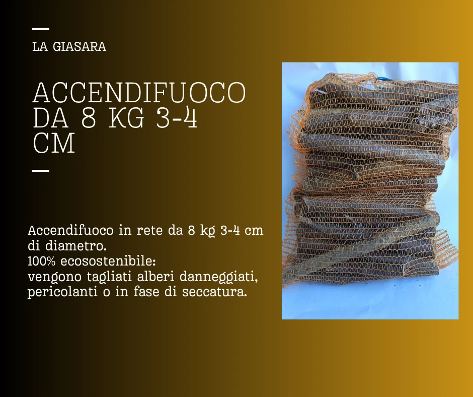 Accendifuoco 8 kg diametro 3/4 cm - immagine 4