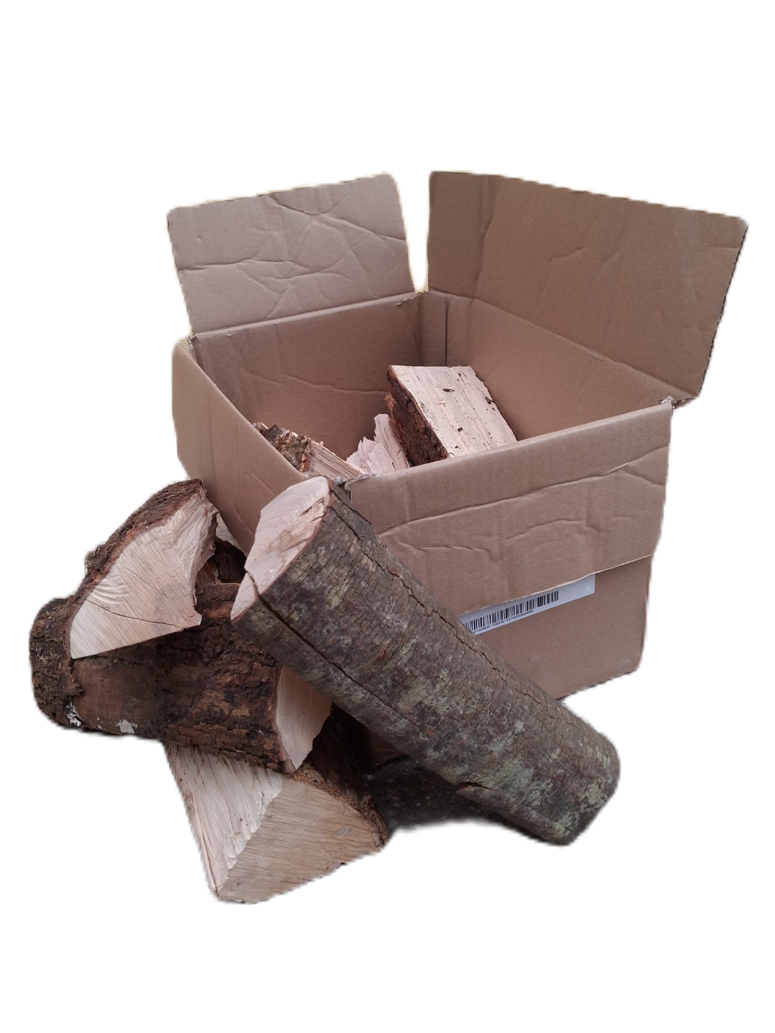 Legna da ardere in scatola peso 10 kg per camini, stufe e barbecue